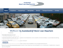 Tablet Screenshot of henrivanhaarlem.nl